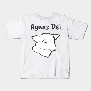 Agnus Dei God Jesus Christ Lamb Kids T-Shirt